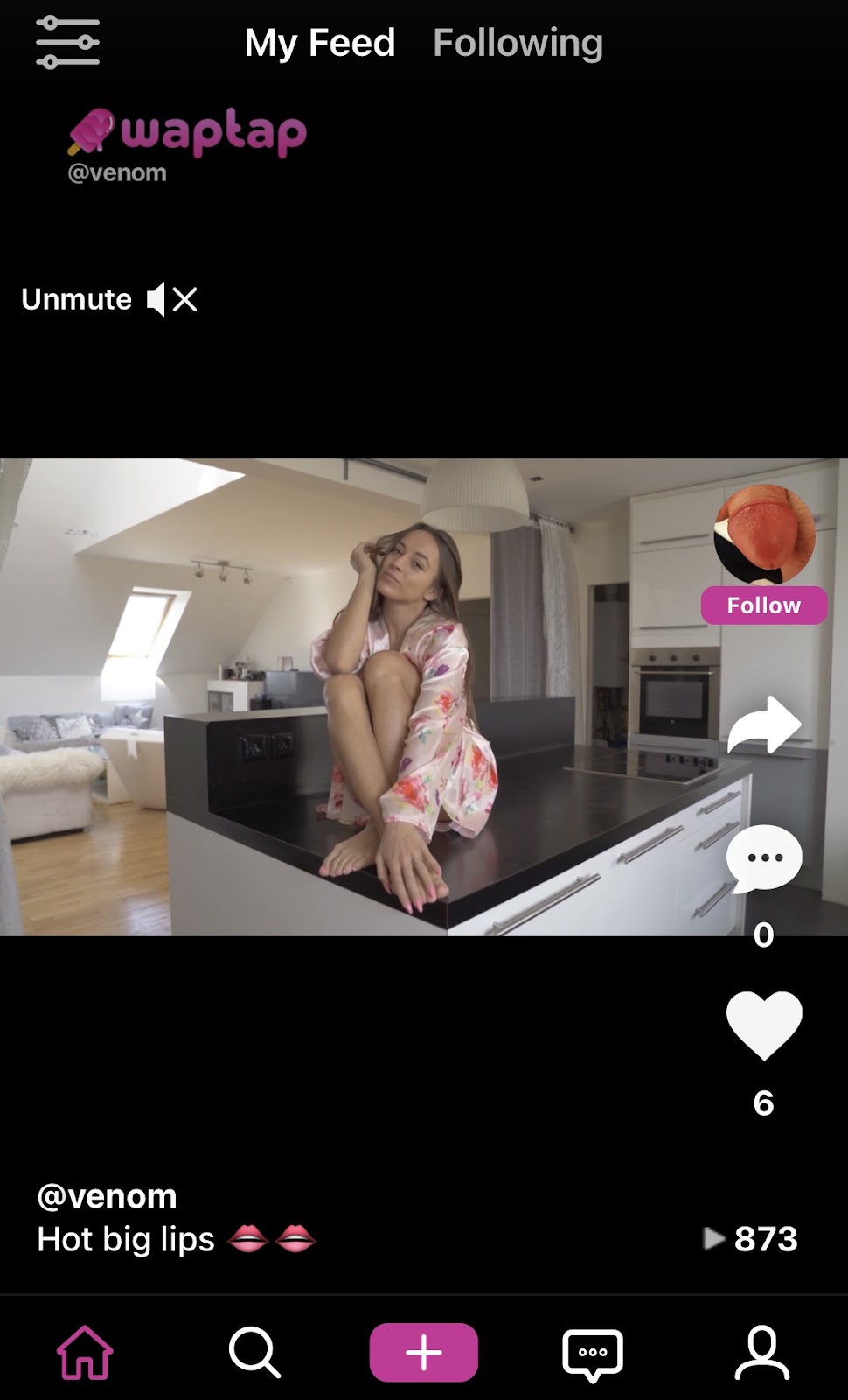 Waptap username example ‘venom’